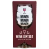 Giftset Wine Glass & Socks Wijnen Wijnen Wijnen