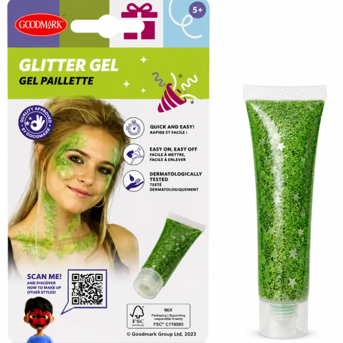 Glittergel groen 14ml