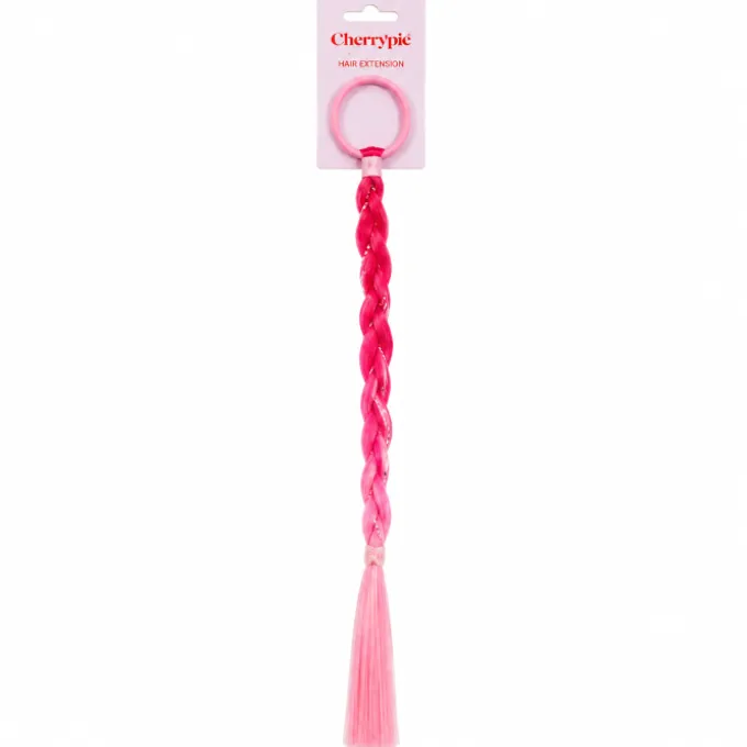 Haarextension met parels roze
