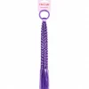 Haarextensions gevlochten lichtpaars met glitter