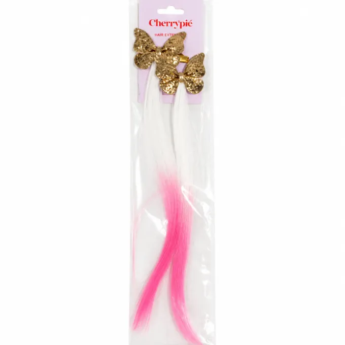 Haarextensions met vlinder gradient 2 stuks