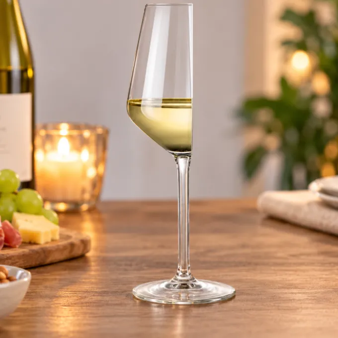 Half glas wijn