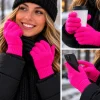 Handschoen Magic Met Vinger Neon Roze