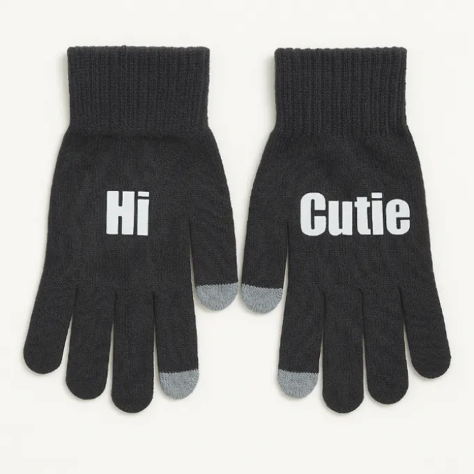 Handschoen Touchscreen S/M Enkele laag Hi Cutie
