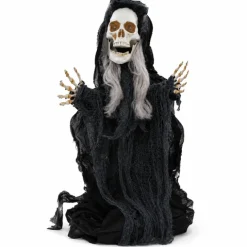 Heks Halloween hangend licht en geluid