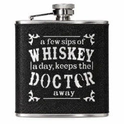 Heupfles Whiskey doctor RVS 175ml