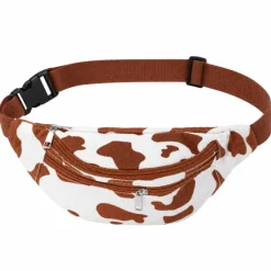 Heuptas koeienprint crossbody