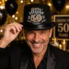 Hoge hoed Abraham 50 jaar