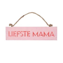 Houten bordje 'Liefste mama'