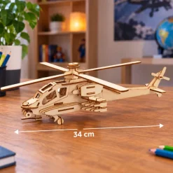 Houten Puzzel Helicopter