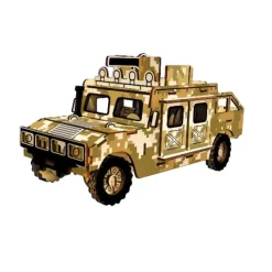 Houten Puzzel Kit Jeep