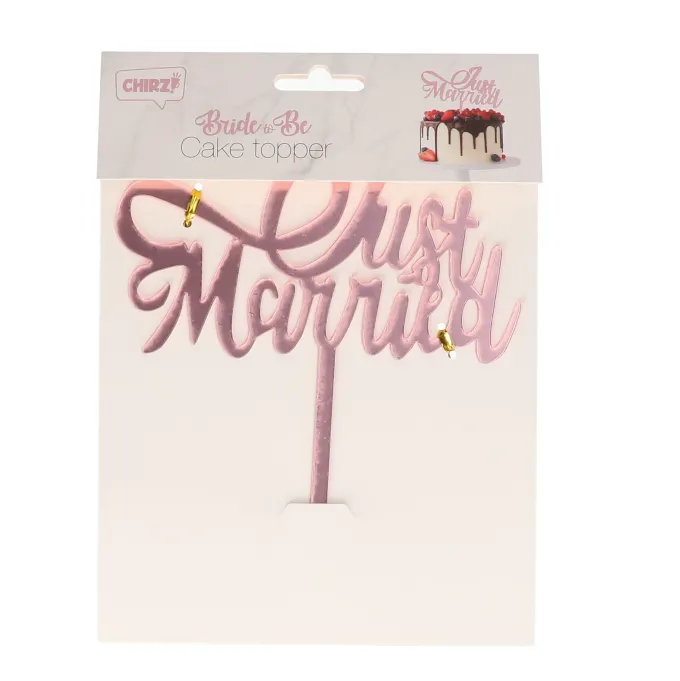 Just married taartprikker