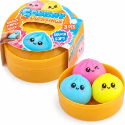 Kawaii Fidget Dumplings Foam 3 Stuks 5cm