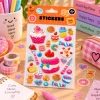 Kawaii Puffy Stickers - groot