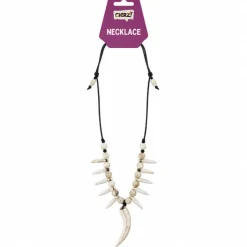 Ketting haaientanden zwart/wit