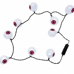 Ketting Halloween oogballen LED