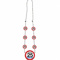 Ketting Hoera 25 verkeersbord