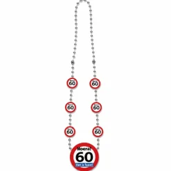 Ketting verkeersbord Hoera 60