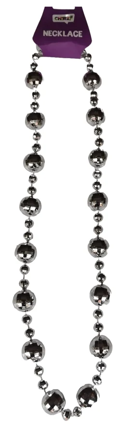 Ketting zilver discoballen