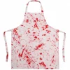 Keukenschort Halloween bloederig wit/rood