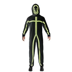 Kostuum glow in the dark onesize