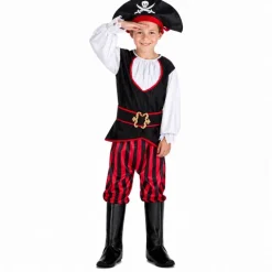Kostuum piraat Tom meerkleurig jongen 4-6 jaar