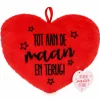 Kussen hart "tot aan de maan en terug"