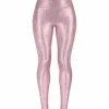 Legging metallic roze - one size
