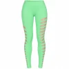 Legging neon gaten groen - one size