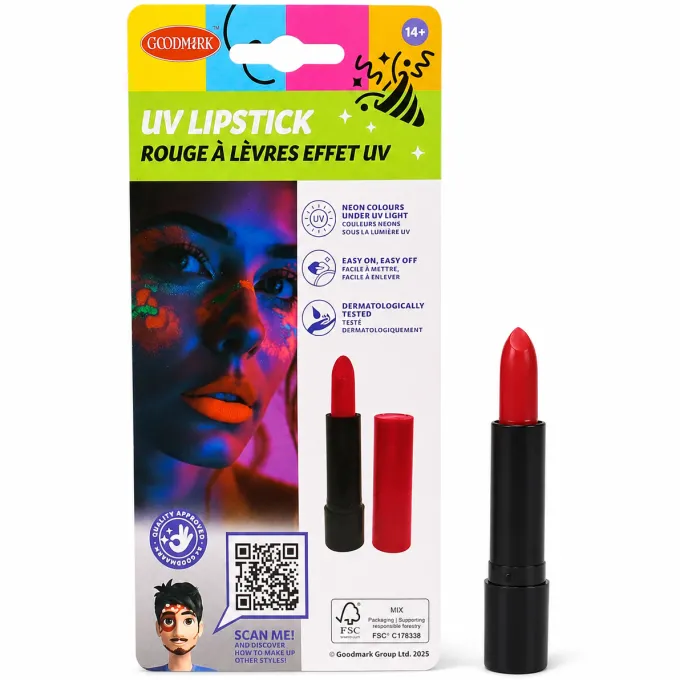Lippenstift rood UV effect