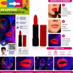 Lippenstift rood UV effect