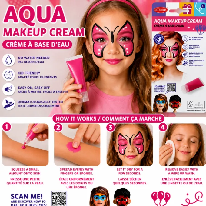 Make-up fuchsia waterbasis 20ML
