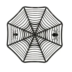 Mandje spinnenweb zwart