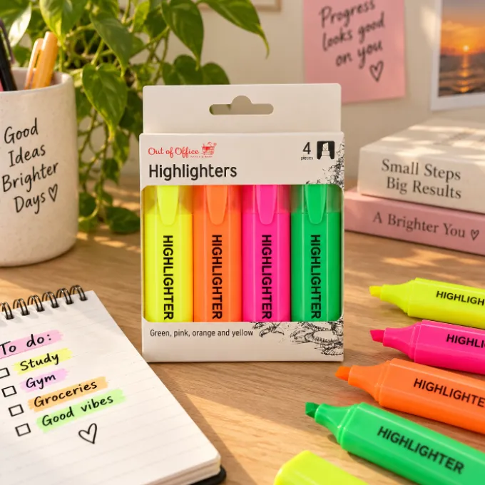 Markeerstiften 4 stuks