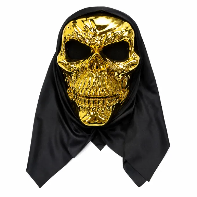 Masker goud met kap