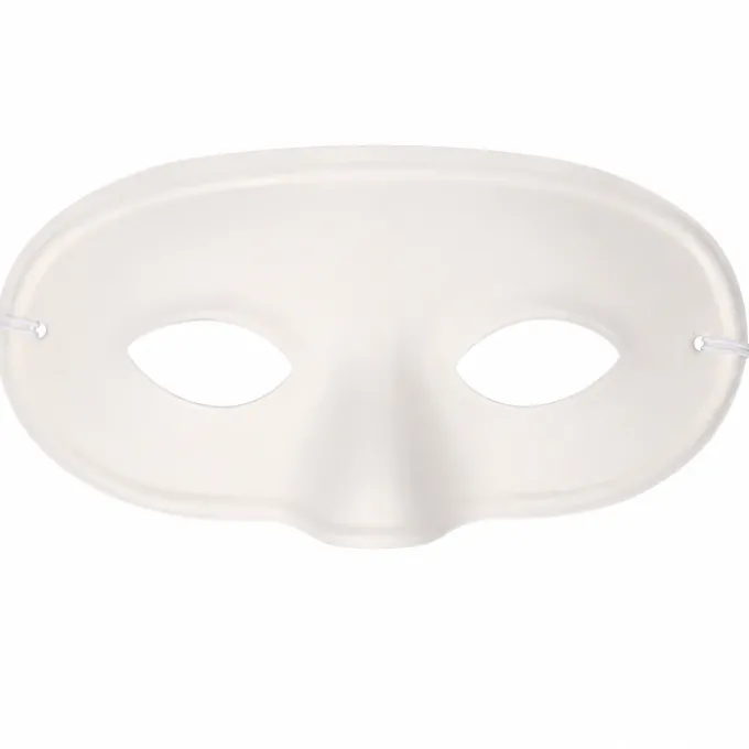 Masker rond wit half gelaat