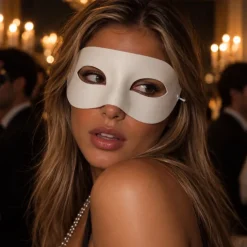 Masker wit half gelaat
