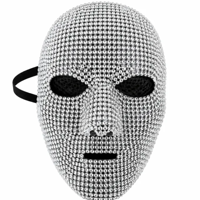 Masker Zilver diamant