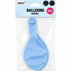 Mega Ballon Pastel - Blauw - 60cm - 1 stuk