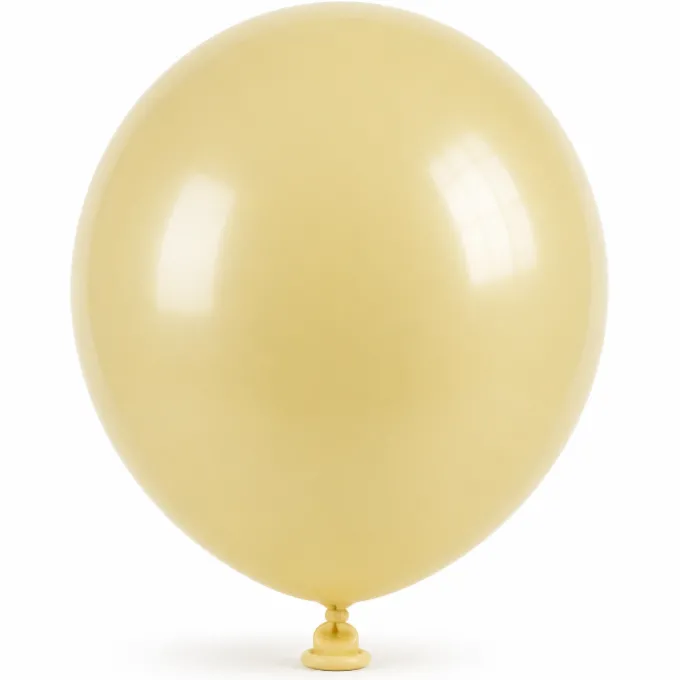 Mega Ballon Pastel - Geel - 60cm - 1 stuk