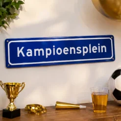 Metalen bord Kampioensplein