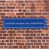 Metalen bord Ongezelligen