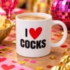 Mok I Love Cocks wit