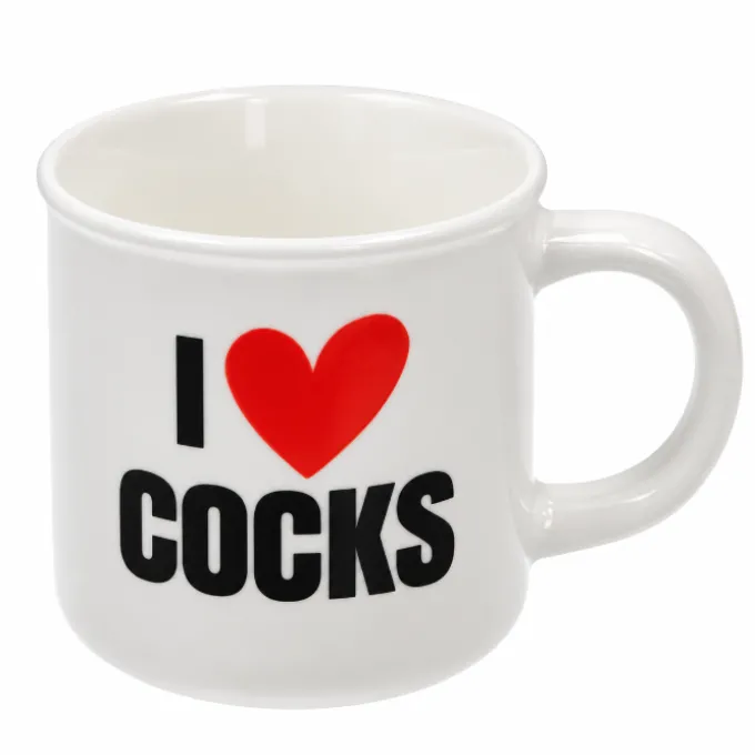 Mok I Love Cocks wit