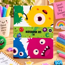 Monster Notitieboek A5 3-pack