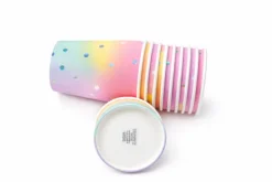 Papieren bekers macaron - 8 stuks