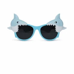 Partybril haaien blauw