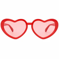 Partybril hart XL rood