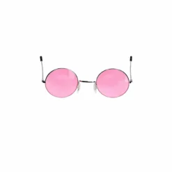 Partybril hippie roze