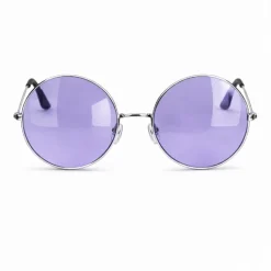 Partybril hippie XL paars